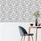 NuWallpaper Black Linear Peel & Stick Wallpaper